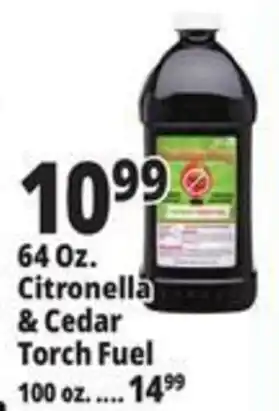 Ocean State Job Lot Citronella & Cedar Torch Fuel offer