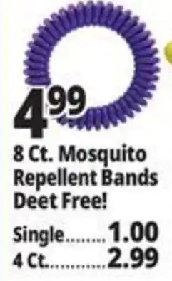 Ocean State Job Lot 8 Ct. Mosquito Repellent Bands offer