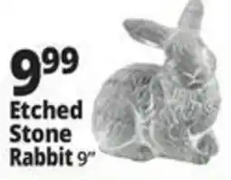 Ocean State Job Lot Etched Stone Rabbit offer