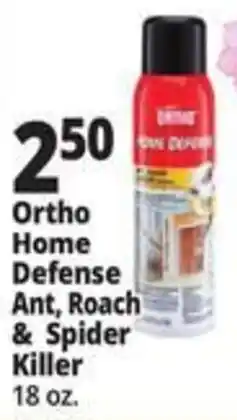 Ocean State Job Lot Ortho home defense ant, roach & spider killer offer