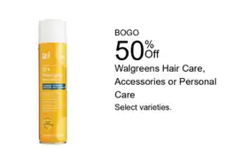 Walgreens Walgreens Hair Care, Accessories or Personal Care offer
