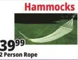 Ocean State Job Lot Hammocks 2 Person Rope offer