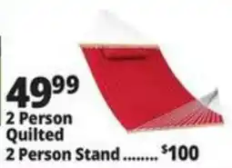Ocean State Job Lot 2 Person Quilted 2 Person Stand offer