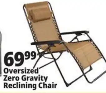 Ocean State Job Lot Oversized Zero Gravity Reclining Chair offer