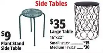 Ocean State Job Lot Plant Stand Side Table offer