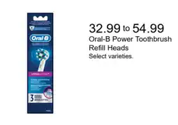 Walgreens Oral-B Power Toothbrush Refill Heads offer