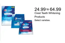Walgreens Crest Teeth Whitening Products offer
