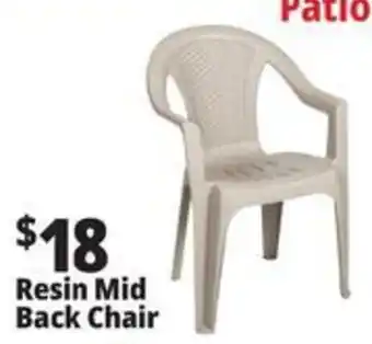 Ocean State Job Lot Resin Mid Back Chair offer