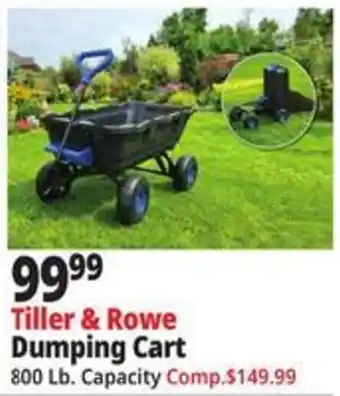 Ocean State Job Lot Tiller & Rowe Dumping Cart offer