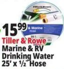 Ocean State Job Lot Tiller & Rowe Marine & RV Drinking Water Hose offer