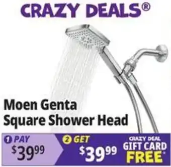 Ocean State Job Lot Moen Genta Square Shower Head offer