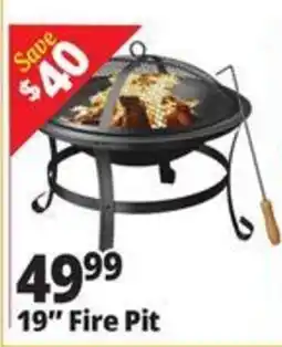 Ocean State Job Lot 19" Fire Pit offer