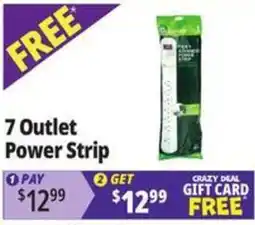 Ocean State Job Lot 7 Outlet Power Strip offer