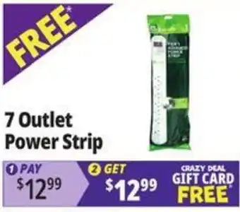 Ocean State Job Lot 7 Outlet Power Strip offer