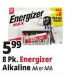Ocean State Job Lot Energizer Alkaline AA or AAA offer