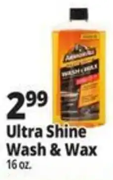 Ocean State Job Lot Armor All ultra shine wash & wax offer