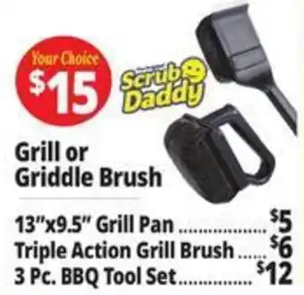 Ocean State Job Lot Scrub Daddy Grill or Griddle Brush offer