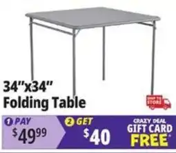 Ocean State Job Lot Folding Table offer