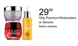 Walgreens Olay Premium Moisturizers or Serums offer