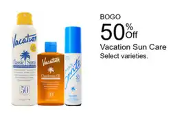 Walgreens Vacation Sun Care offer
