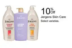 Walgreens Jergens Skin Care offer