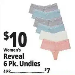 Ocean State Job Lot Women's Reveal Undies offer