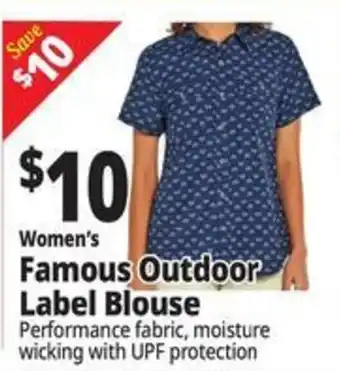 Ocean State Job Lot Women's Famous Outdoor Label Blouse offer