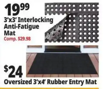 Ocean State Job Lot 3'x3' Interlocking Anti-Fatigue Mat offer