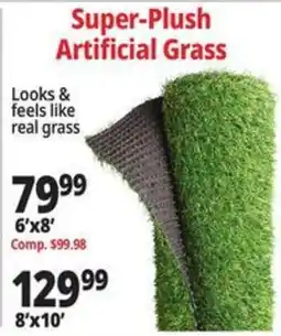 Ocean State Job Lot Super-Plush Artificial Grass 6'x8' offer