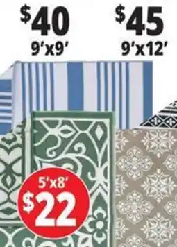 Ocean State Job Lot Outdoor rug offer