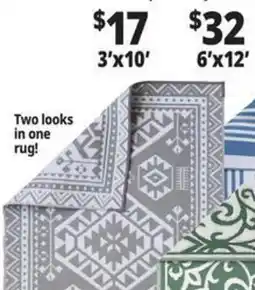 Ocean State Job Lot Two Looks In One Rug offer