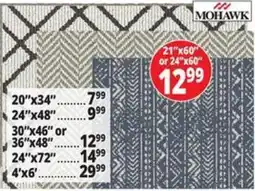 Ocean State Job Lot Mohawk rug offer