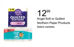 Walgreens Angel Soft or Quilted Northern Paper Products offer