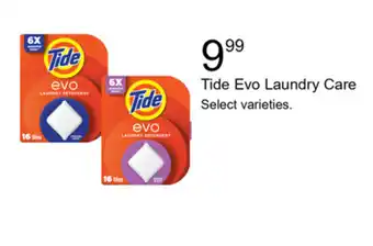 Walgreens Tide Evo Laundry Care offer