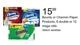Walgreens Bounty or Charmin Paper Products offer