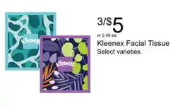 Walgreens Kleenex Facial Tissue offer