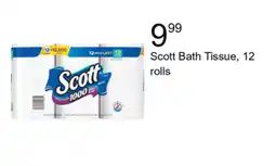 Walgreens Scott bath tissue offer