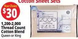 Ocean State Job Lot Comfort cotton sheet sets offer
