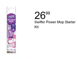 Walgreens Swiffer Power Mop Starter Kit offer
