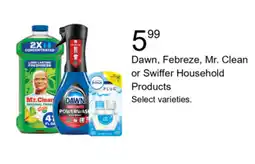 Walgreens Dawn, Febreze, Mr. Clean or Swiffer Household Products offer
