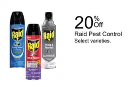 Walgreens Raid Pest Control offer