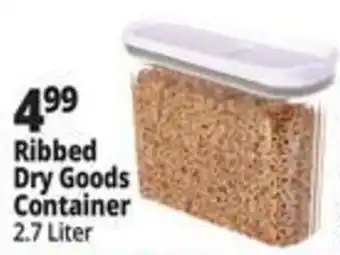 Ocean State Job Lot Ribbed Dry Goods Container offer