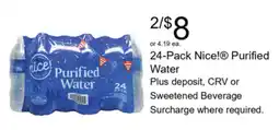 Walgreens Nice! Purified Water offer