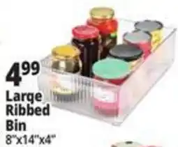 Ocean State Job Lot Large Ribbed Bin offer