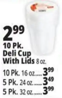 Ocean State Job Lot Deli Cup With Lids offer