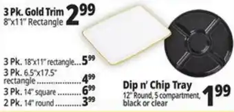 Ocean State Job Lot Dip n' Chip Tray offer