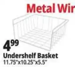Ocean State Job Lot Metal Wire Underself Basket offer