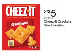 Walgreens Cheez-It Crackers offer
