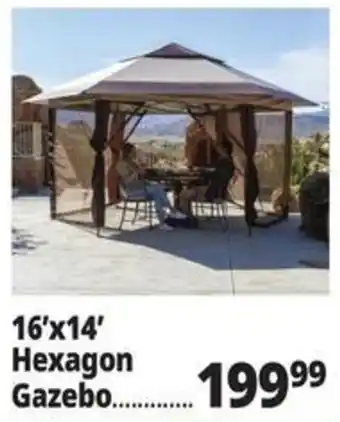 Ocean State Job Lot Hexagon Gazebo offer