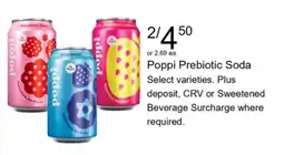 Walgreens Poppi Prebiotic Soda offer